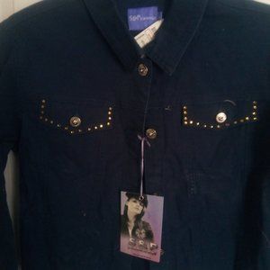 Navy Blue Jacket, S & P casual Jeanswear, Large